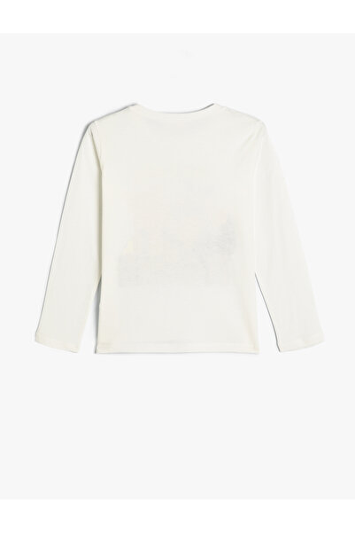 Koton Kız Çocuk Sweat 5wkg10077ak Ekru