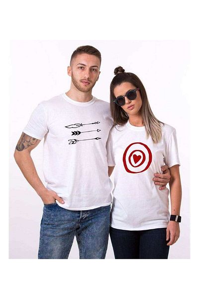 Tshirthane Ok Target - 12 Lovers T-Shirt Combinations, Couple Combination
