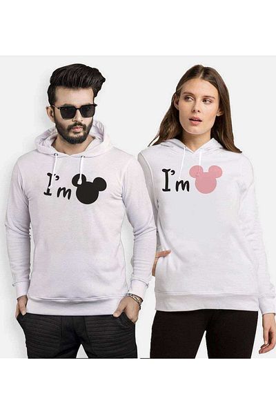 Tshirthane Oh You'Re so Lover - Hooded Couple Combination Set