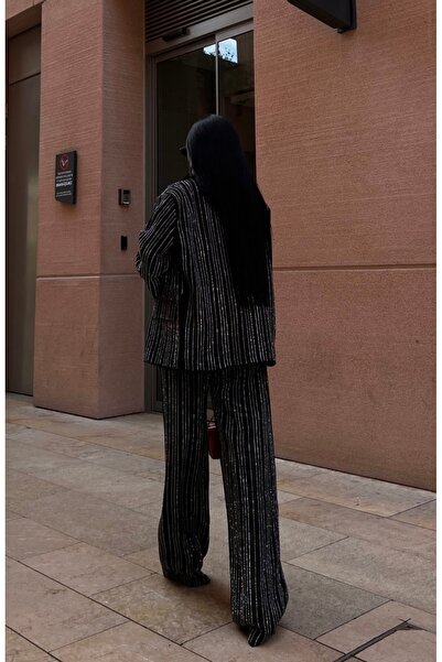 BERİ BUTİK Kadın Full Taş Işlemeli Premium Özel Tasarım Ithal Blazer Ceket