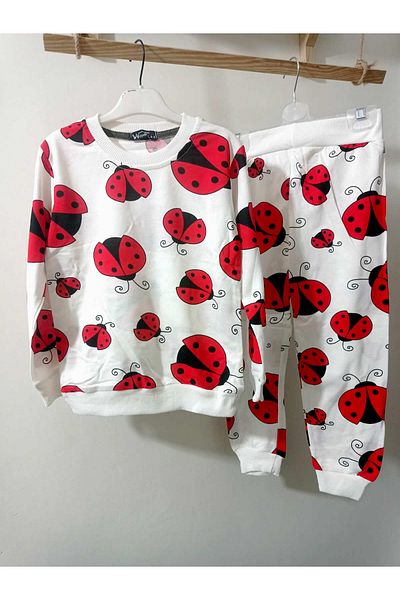krm kerem bebe Ladybug Children's Pajama Set