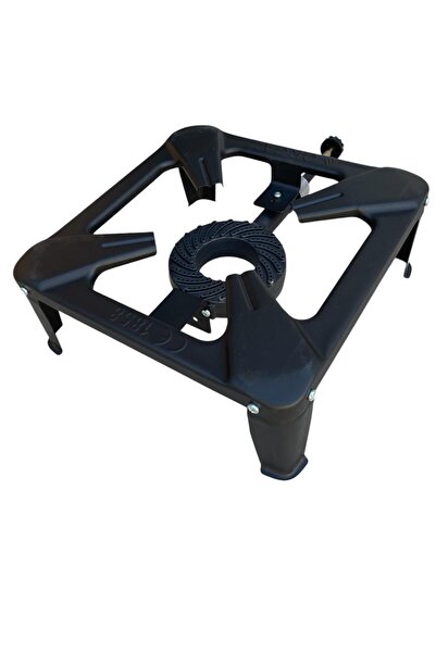 TOPSÖKEN Orgaz Volkan Ocak 40 x 40 Cm Döküm Yanma Hazneli 1. Kalite Mat Siyah