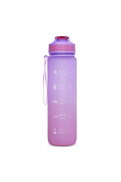 ANEMOSS 1000 Ml Anker Muster Tritan Wasserflasche - Trandafir