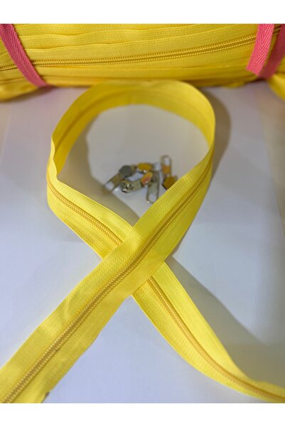 ALOTUHAFİYE Sarı fermuar 10 metre