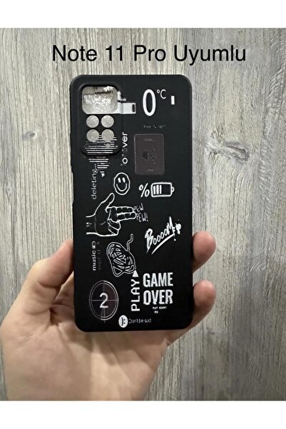 YZGOLDEN Xıaomı Note 11 Pro Uyumlu Desenli Kılıf