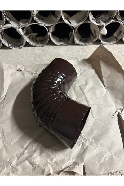 aymustek Soba Borusu Emaye Dirsek (Özel Dikişli Paslanmaz)