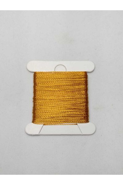 Eskişehir hobi sanat 10 μέτρα Σκούρο Χρυσό Κίτρινο Χρώμα 0,3 mm Λεπτό κορδόνι χάντρας προσευχής