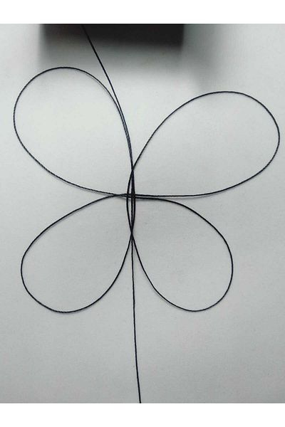 Eskişehir hobi sanat Νάιλον σχοινί 200 μέτρων 0,5 mm - Μαύρο σχοινί προσευχής εκατό τοις εκατό