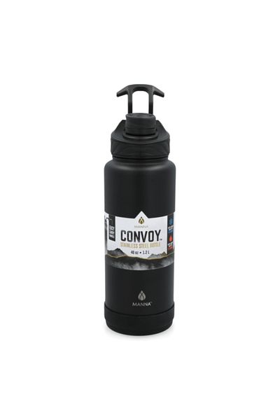 manna Convoy Stainless Steel Easy Carry Handle Water Bottle 40oz