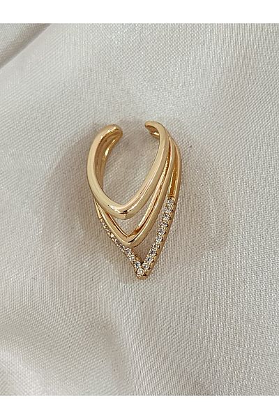 Aylish Bijuteri Thick Ear Cuff Earring Without Hole