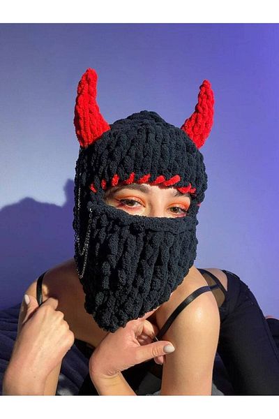 AidaAstrid Snow Mask Hat Puffy Beanie Ski&Snowboard Balaclava