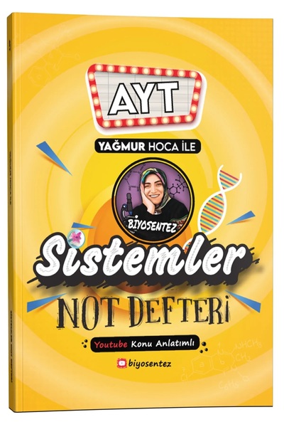KR Akademi Yayınları Yağmur Hoca Ile Ayt Biyosentez Sistemler Not Defteri Tamamı El Yazılı Kr Akademi