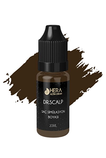 Hera Altın Oran Dr. Scalp Saç Simülasyon Boyası 20ml (ORTA KAHVE)
