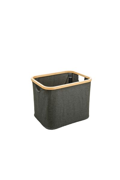 HONEYBEE Open Top Design Rectangular Bamboo Laundry Hamper