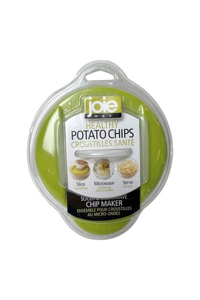 Joie Healthy Plastic Microwave Proof Potato Chip Maker Slicer
