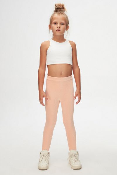 LOVETTI Powder Pink Girl's Corduroy Tights