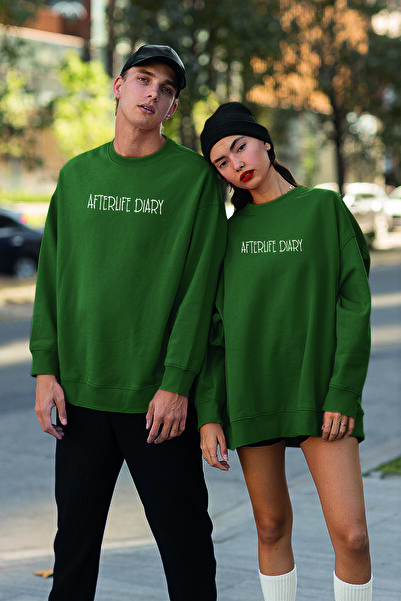 MYADA Unisex Dnevnik zagrobnog života Štampano Oversize kroj Dukserica 22780