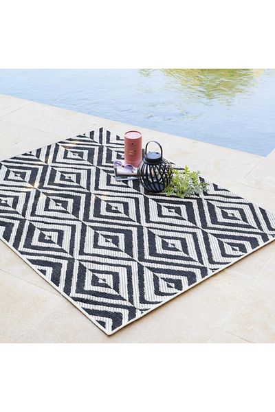 Atmosphera Geometric Pattern Decorative Indoor/Outdoor Rug 120 x 160cm