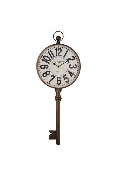 Atmosphera Dave Key Design Metal Analog Wall Clock 101 x 39cm 146030A
