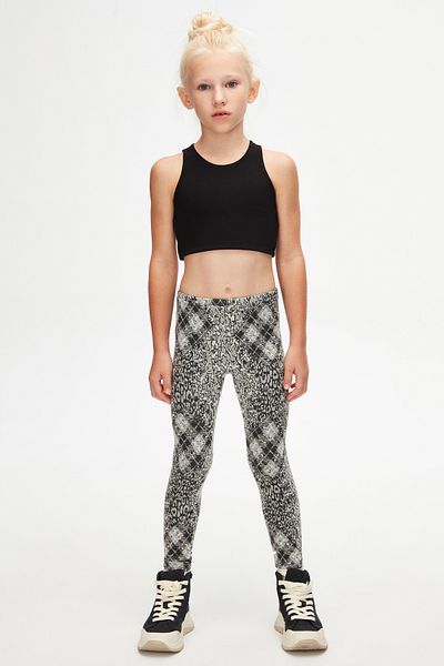 LOVETTI Grumpy Girl - knitted Patterned Winter Leggings