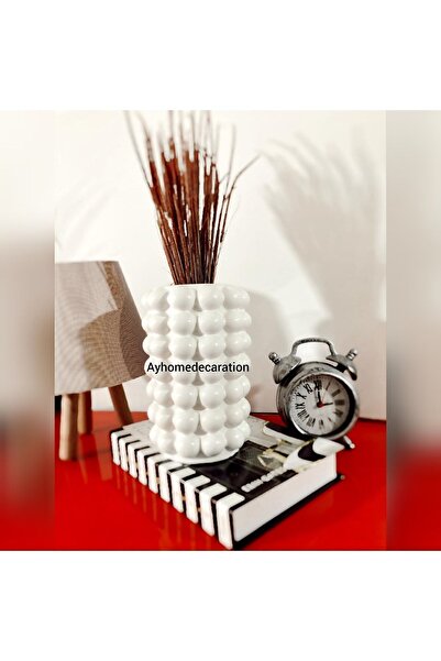 Ayhome Decoration Vaza - Alb