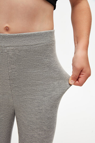 LOVETTI Κοριτσίστικο Γκρι Χειμερινό Κολάν - Βασικό Μοντέλο