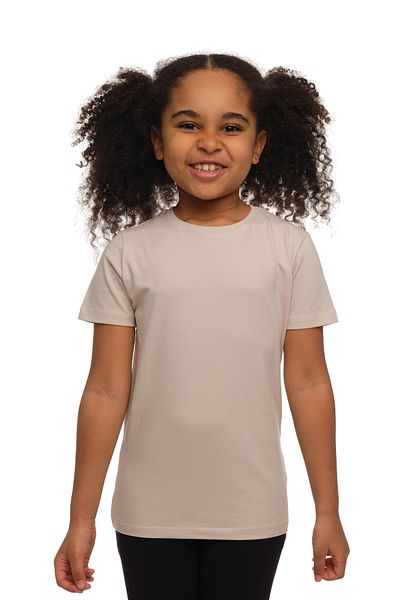 LOVETTI UniSex Children'S T-Shirt - Stone Color, Zero Collar, Short Sleeve