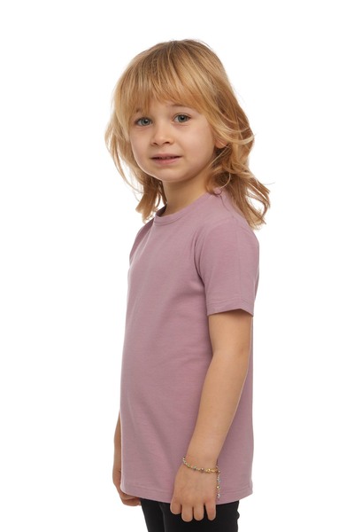 LOVETTI Παιδικό μπλουζάκι Dusty Rose Unisex - Crew Neck, κοντό μανίκι