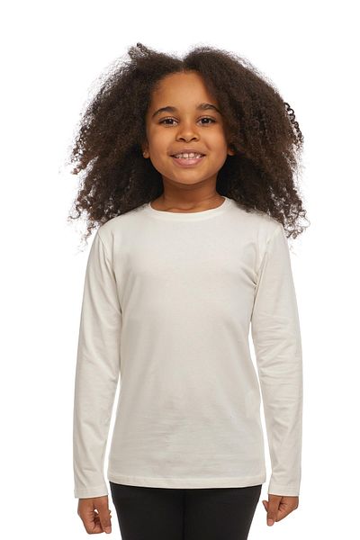 LOVETTI UniSex Ecru KidS T-Shirt - Crew Neck, Long Sleeve, SeaSonal