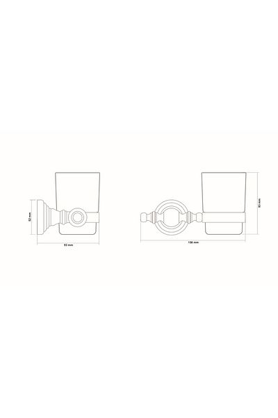 Saray Banyo Βούρτσα Artemis Black Chrome