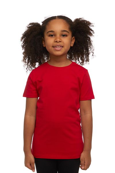 LOVETTI UniSex Children'S zero CollAr Light Red Short Sleeve T-Shirt