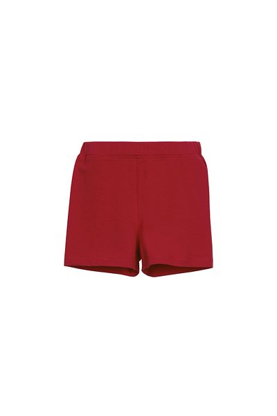 LOVETTI Red Basic Girls' Dance Shorts