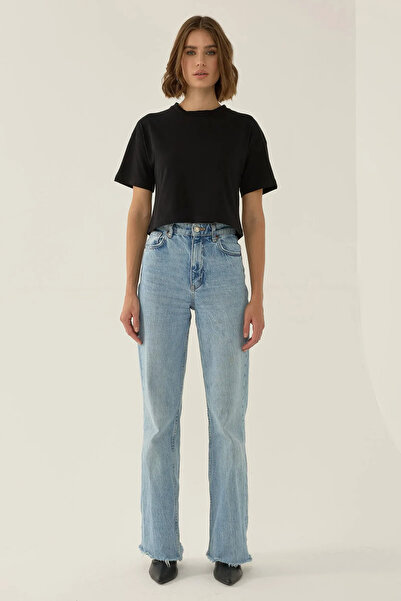 Hiccup Βασικό κοντό μπλουζάκι με λαιμόκοψη