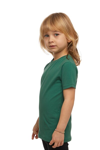 LOVETTI Sea Green Unisex Παιδικό κοντομάνικο μπλουζάκι με λαιμόκοψη