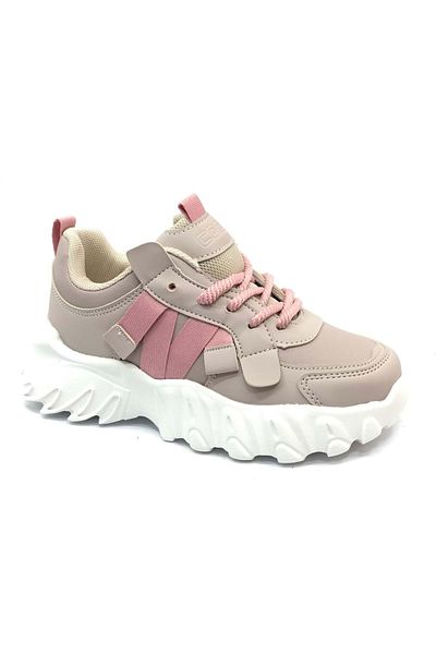 Kocamanlar Ayakkabı Verom Cool Sneaker - PUDRĂ Ortopedică pentru copii, cu aspect de șireturi și velcro