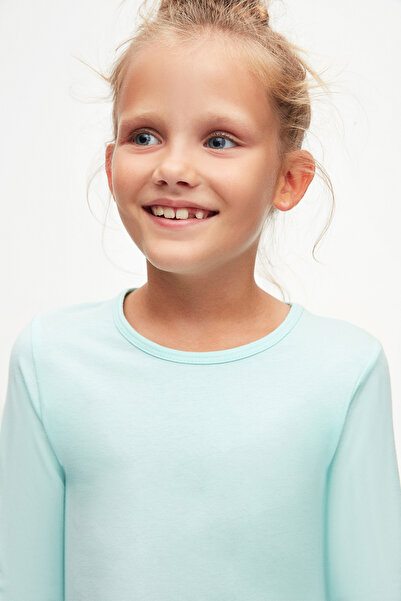 LOVETTI Mint Basic - Lycra μακρυμάνικο μπλουζάκι για κορίτσια