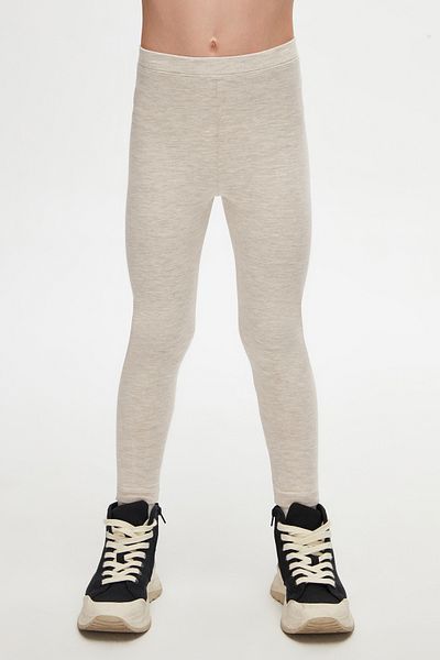 LOVETTI BAsic Girl's Summer Leggings - Light Beige MelAnge