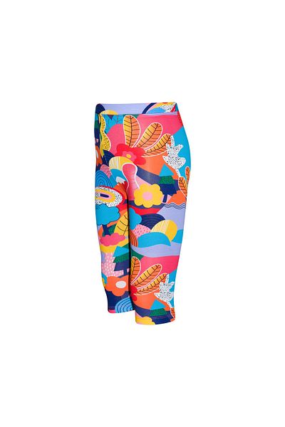 LOVETTI Sunny Garden Girl's Patterned Knee Length Leggings Capri