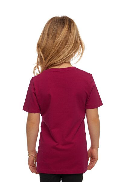 LOVETTI UniSex KidS T-Shirt - Crew Neck, Short Sleeve, Plum Basic