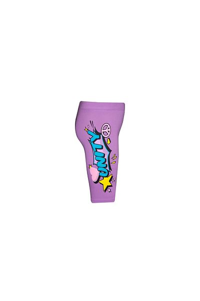 LOVETTI Unity Printed light Purple Girl's Cycling Shorts