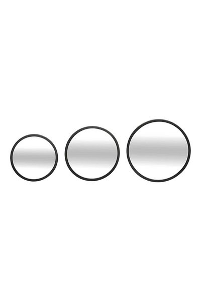 Five Simply Smart 3-Piece Round Shape Wall Mounted Mona Mirror Set 173855