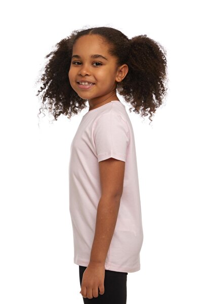 LOVETTI Ροζ Unisex Παιδικό T-Shirt - Crew Neck, Κοντό μανίκι