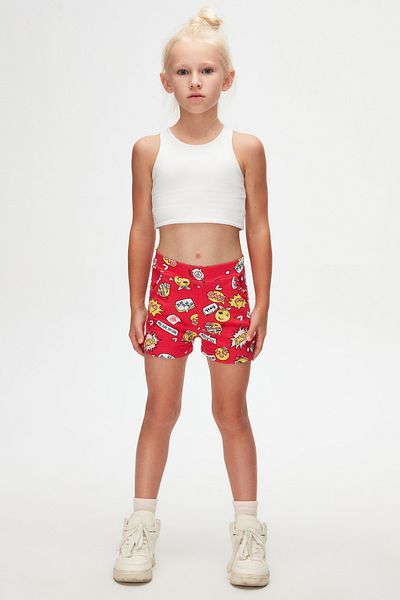 LOVETTI Patterned Girl's PocKet Shorts - So Cool