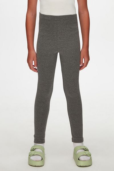 LOVETTI Dark Gray Winter leggings for Girls - Basic Model