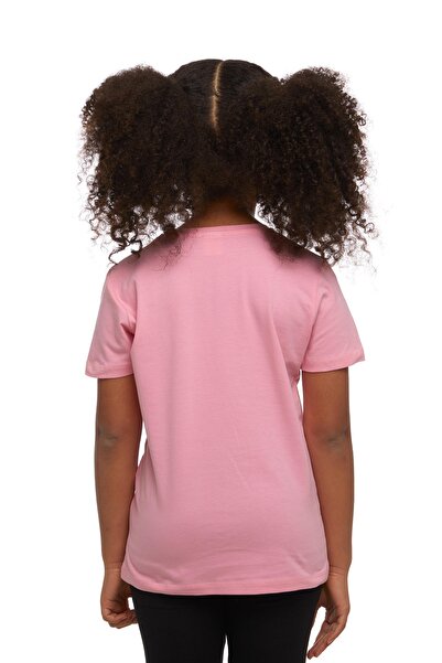 LOVETTI Unisex ροζ παιδικό μπλουζάκι - Crew λαιμόκοψη, κοντό μανίκι