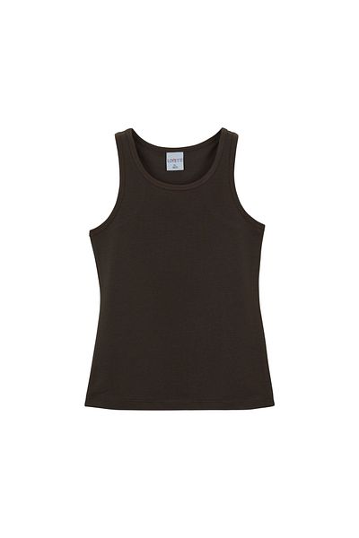 LOVETTI Girl's Brown Swimming TanK Top