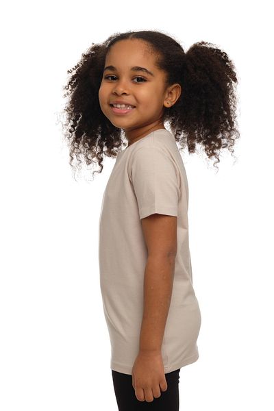 LOVETTI UniSex Children'S T-Shirt - Stone Color, Zero Collar, Short Sleeve
