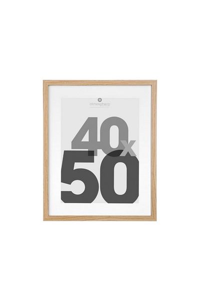 Atmosphera Eva Sleek Design Rectangular Wooden Photo Frame 40 x 50cm