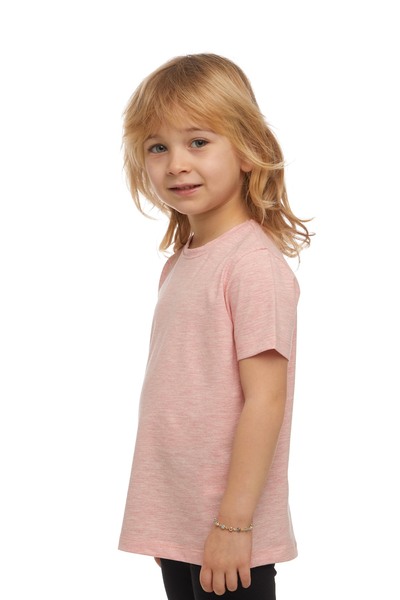 LOVETTI UniSex Παιδικό T-Shirt - Σκούρο ροζ, Μελανζέ, Crew Neck, Κοντομάνικο