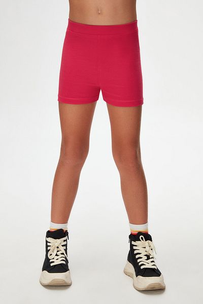 LOVETTI Basic Girl's Dance Shorts - DarK Fuchsia